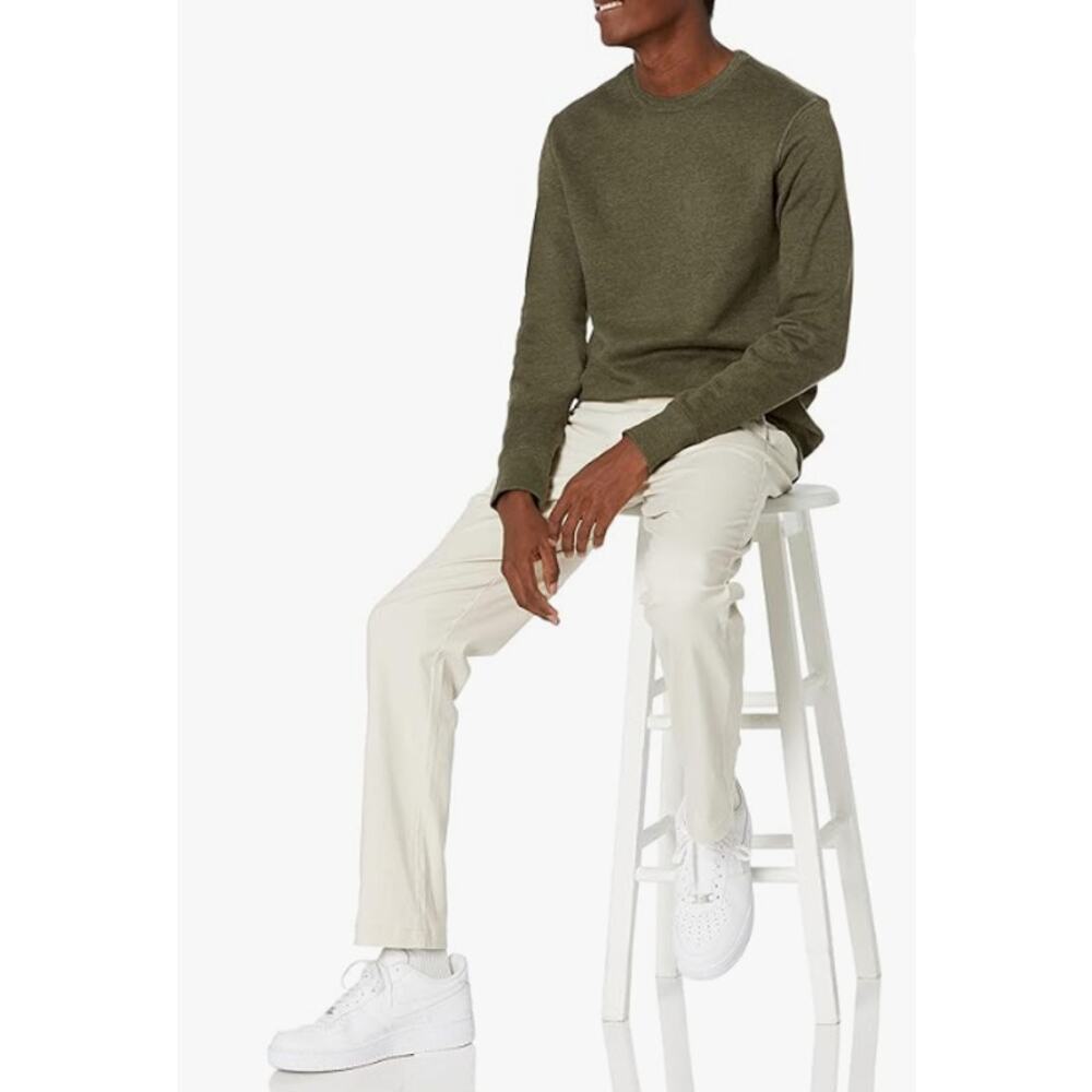 NWT Amazon Essentials Men’s‎ Athletic-Fit Stretch Chino Pants Size 33Wx30L Stone
